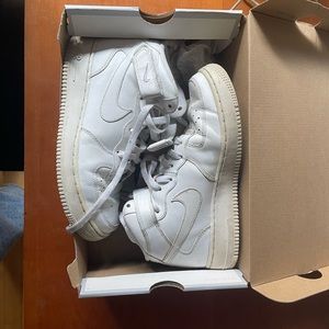 Nike white AF1 6Y